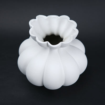 Fluted Form Vase