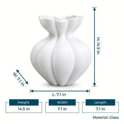 Fluted Form Vase
