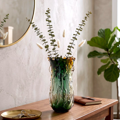 Forest Ember Glass Vase