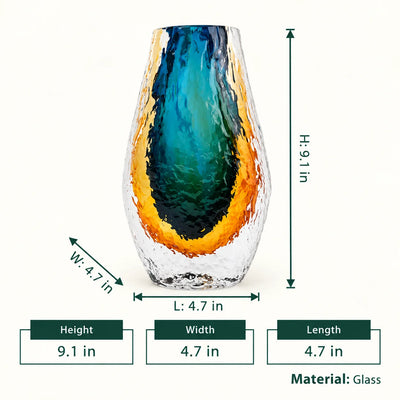 Fusion Core Glass Vase