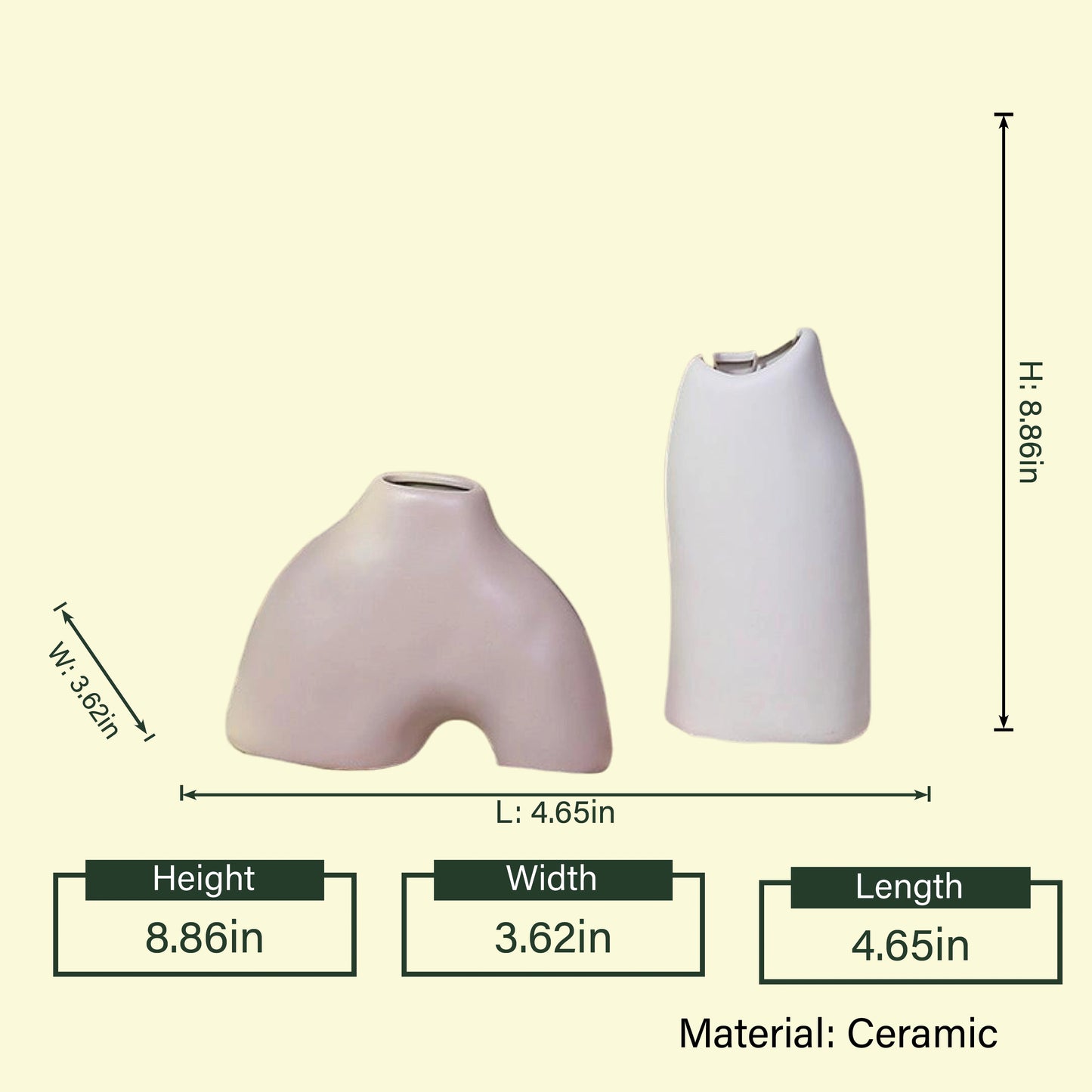 Asymmetry Bloc dusty pink & ivory spec diagram