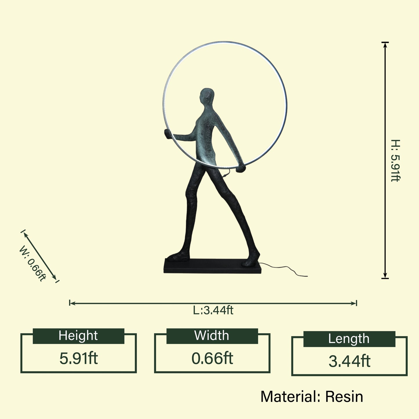 Circular Motion Light Sculpture
