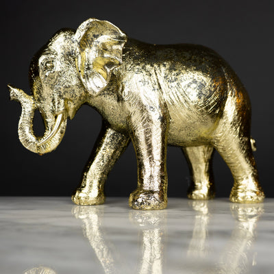 Gilded Filigree Lucky Elephant - Medium