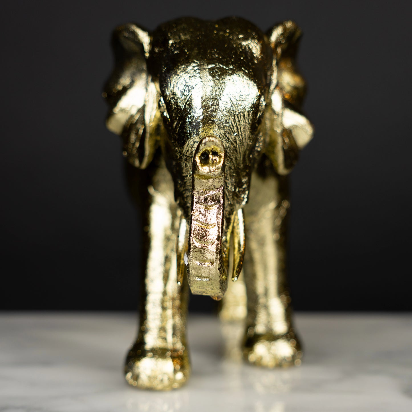 Gilded Filigree Lucky Elephant - Medium