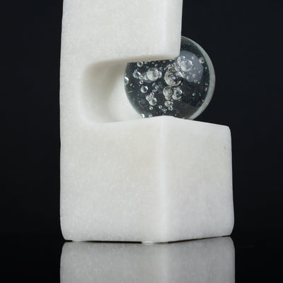 Abstract Marble Crystal Ball