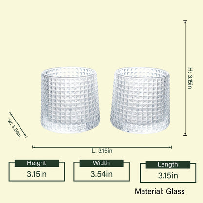 Modern whiskey drinkware set with detailed crystal texture and amber drink presentation in a luxury interior
