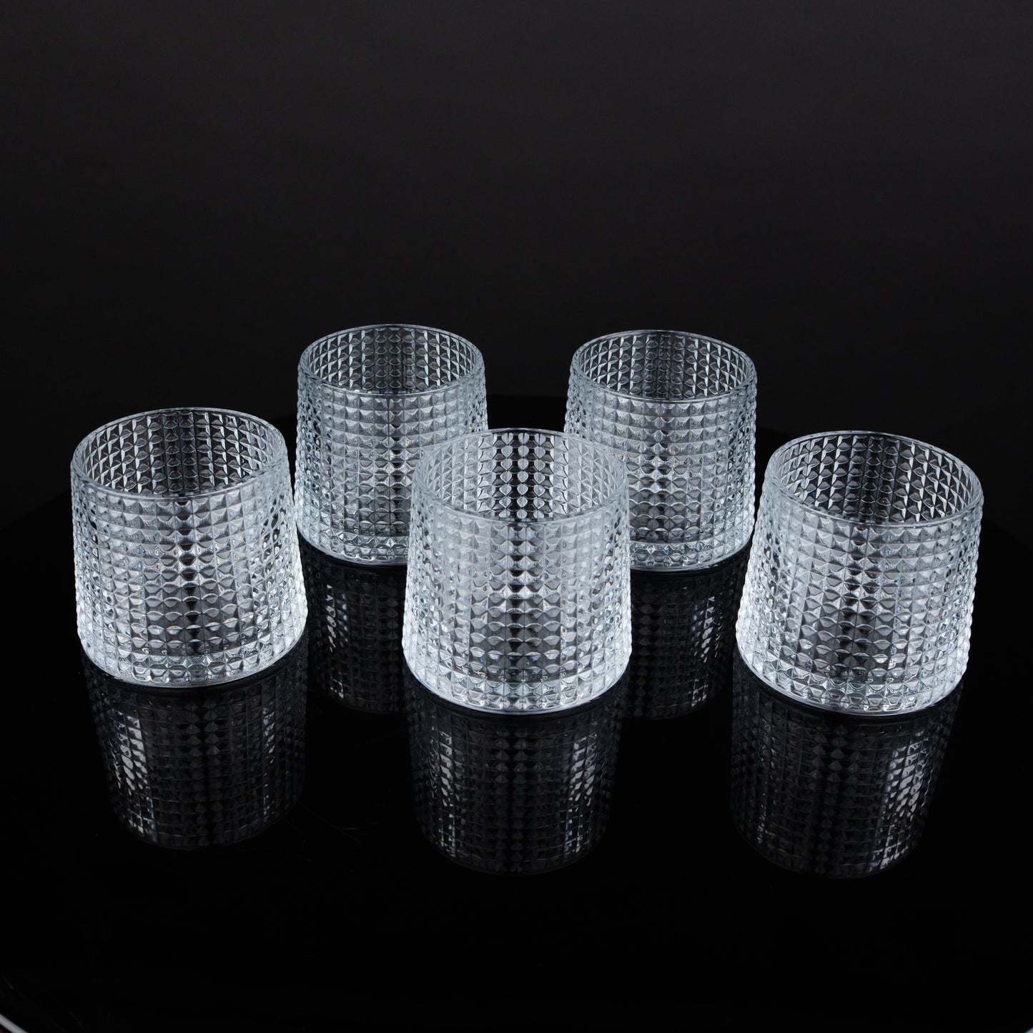 Twisted Whiskey Rocks Glasses - Set of 6