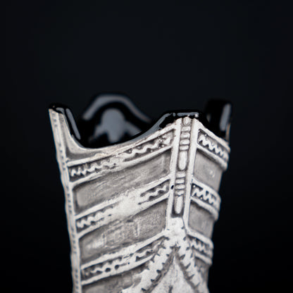 Tribal Ceramic Tiki Cocktail Mug - Set of 2