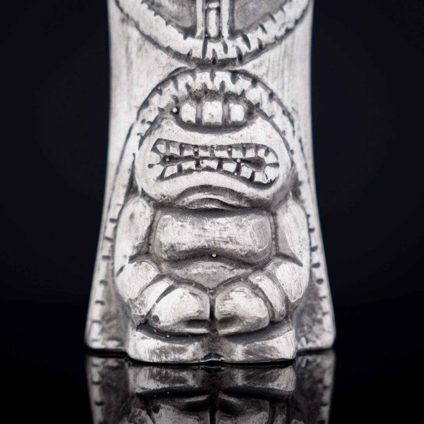 Tribal Ceramic Tiki Cocktail Mug - Set of 2