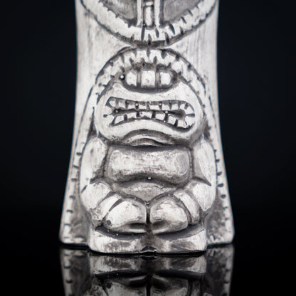 Tribal Ceramic Tiki Cocktail Mug - Set of 2