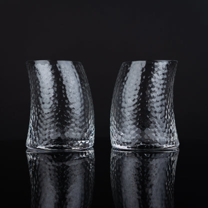 Diamond Cut Whiskey Glasses - Set of 6