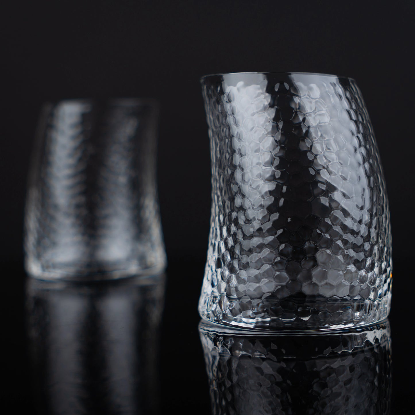 Diamond Cut Whiskey Glasses - Set of 6