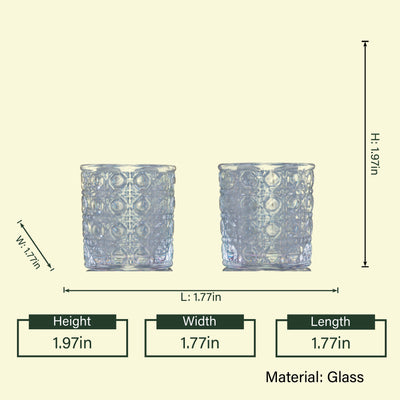 Textured Shot Glasses - SET OF 12