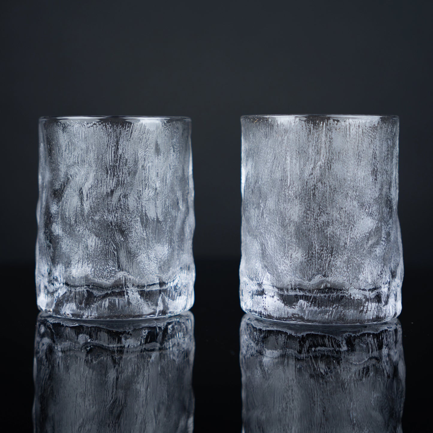 Ice Texture Whiskey Glasses - Set of 6