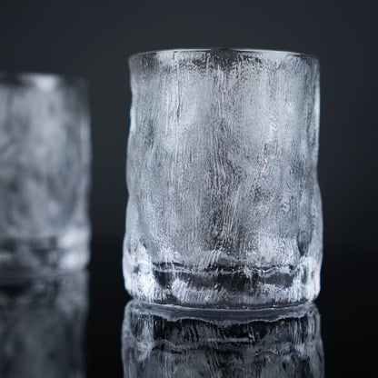 Ice Texture Whiskey Glasses - Set of 6