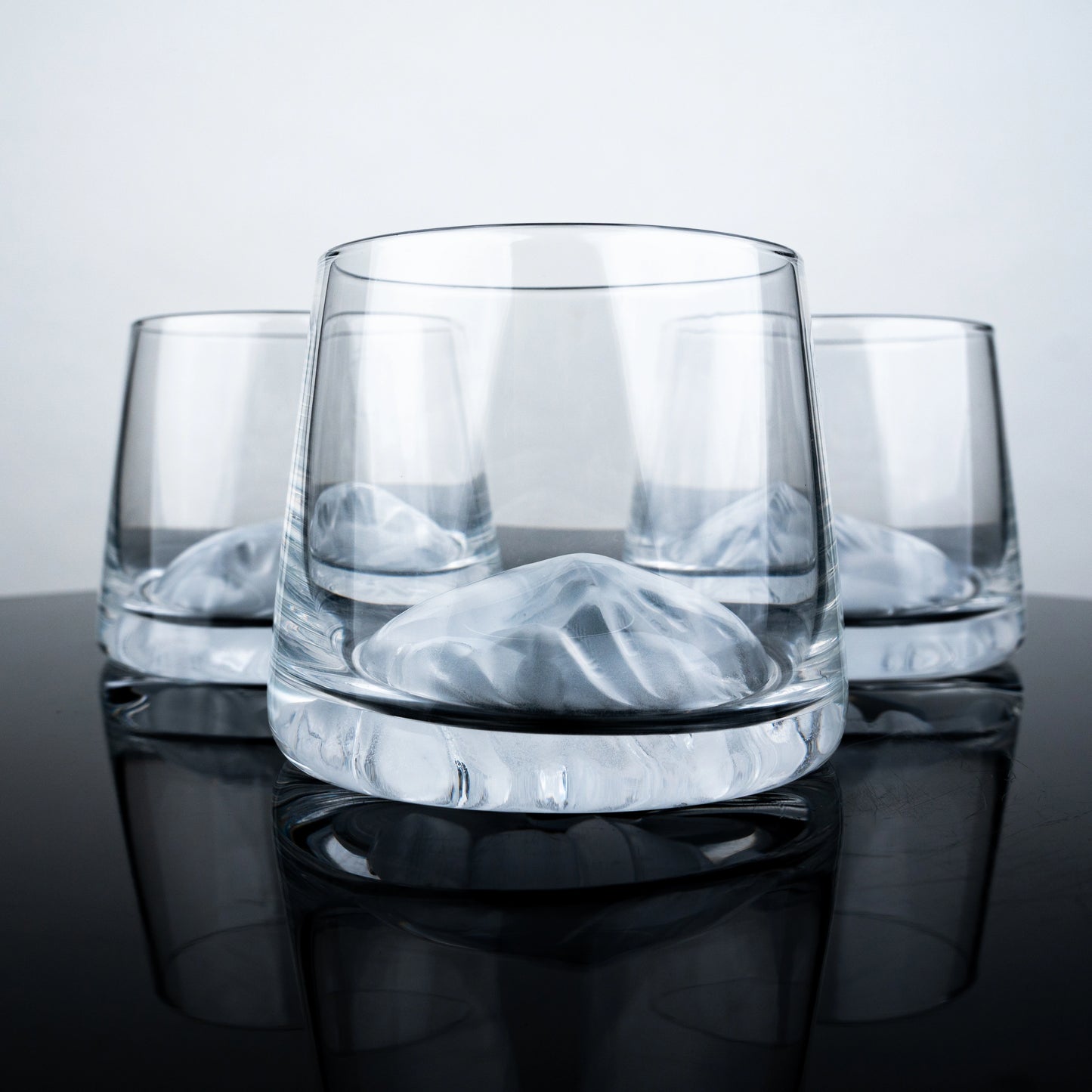 White Aerating Rocks Glasses - Set of 4