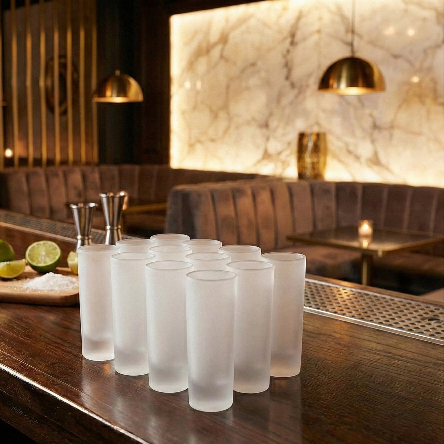 Frosted Matte Shot Glasses - Set of 12