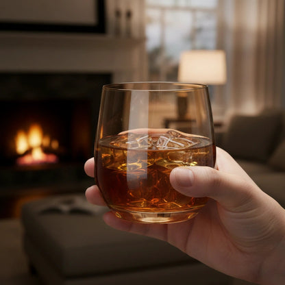 Stemless Tumbler Glasses - Set of 6