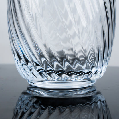 Clear Swirl Pub Glasses - Set of 4