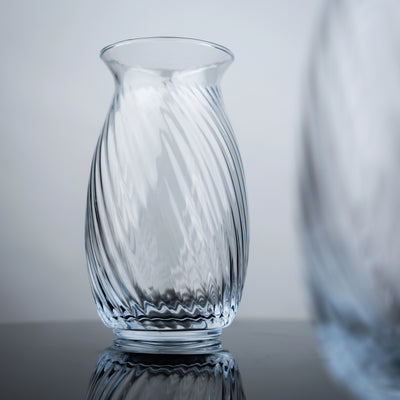 Clear Swirl Pub Glasses - Set of 6