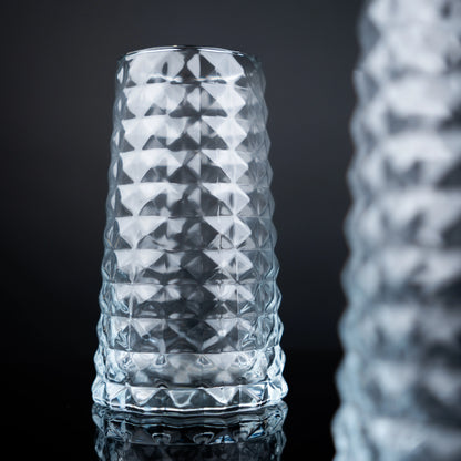 Amber Rounded Rocks Glasses - Set of 4