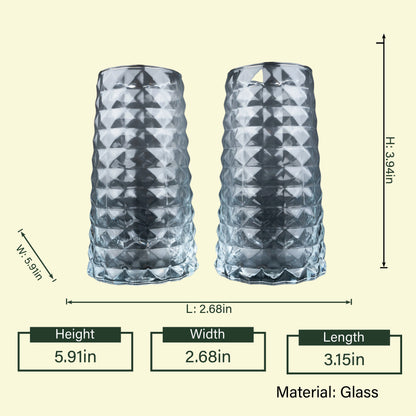 Luxury geometric drinking glasses designed for premium cocktail presentation, contemporary entertaining, and upscale hosting experiences