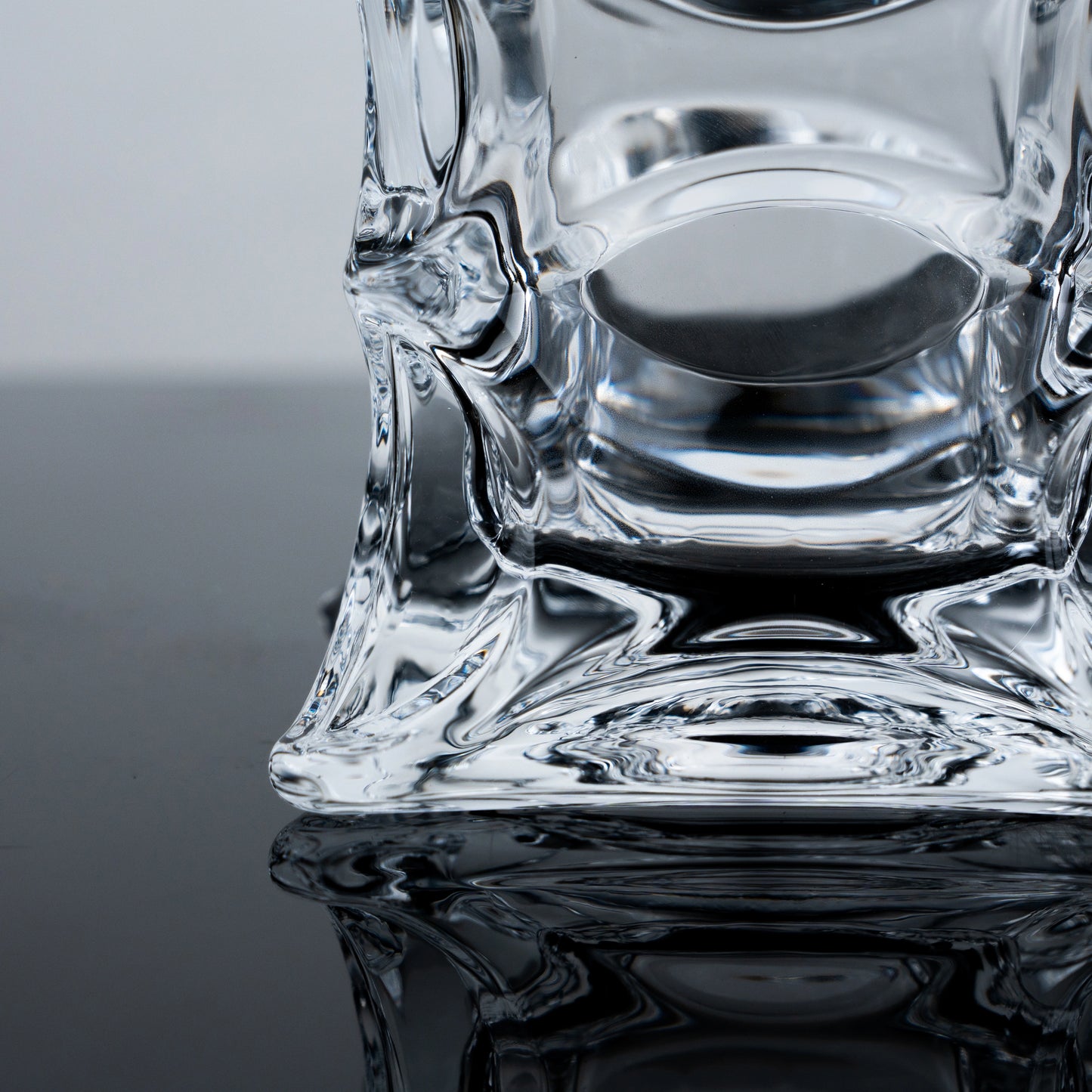 Sculpted Geometric Whiskey Glasses - Set of 6