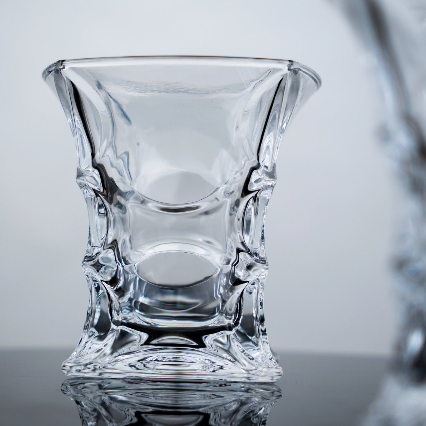 Sculpted Geometric Whiskey Glasses - Set of 6