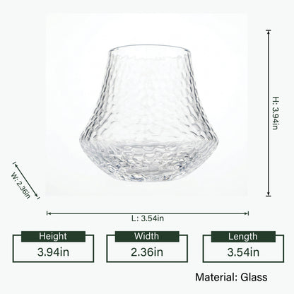 glass tumbler set for serving beverages and modern dining table styling