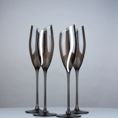 Smokey Champagne Flute - Set of 4