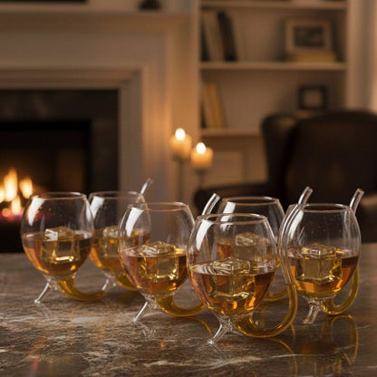 Diamond Cut Rocks Tumblers - Set of 6