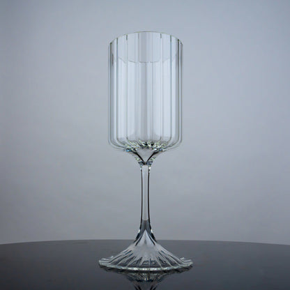 Fluted Stemmed Cocktail Glasses - Set of 2