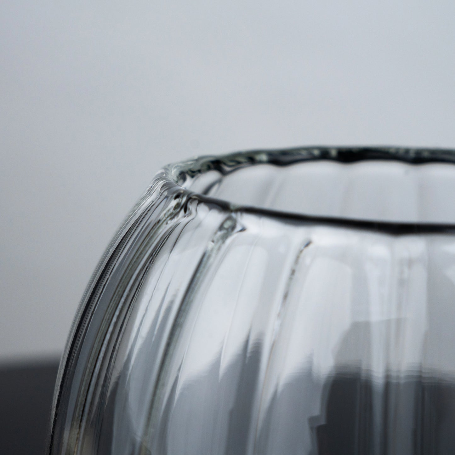 Fluted Dome Drinking Glasses - Set of 4