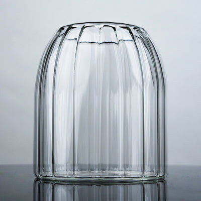 Fluted Dome Drinking Glasses - Set of 4