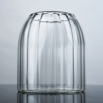 Fluted Dome Drinking Glasses - Set of 4