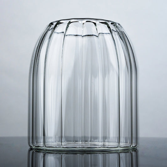 Fluted Dome Drinking Glasses - Set of 4