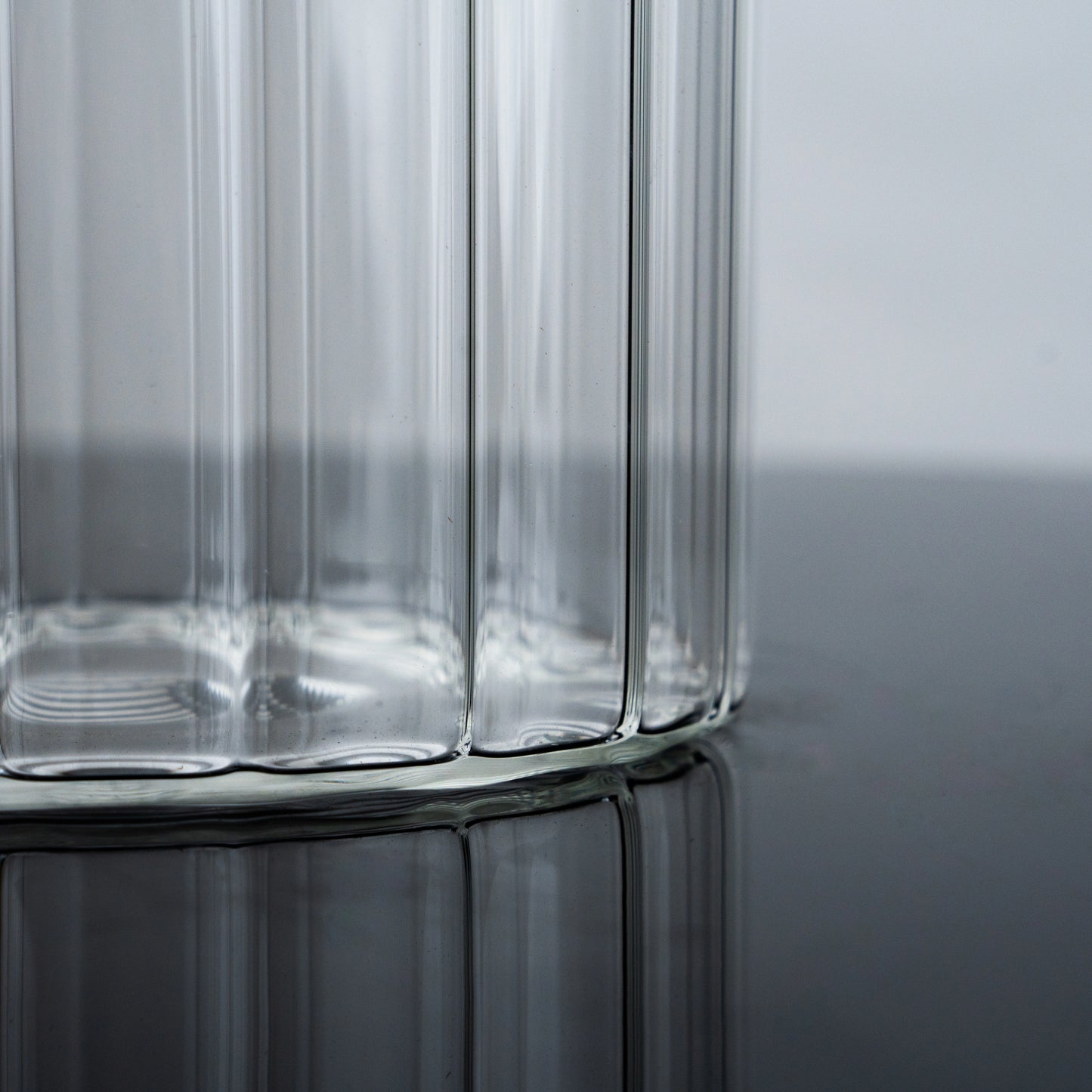 Fluted Dome Drinking Glasses - Set of 4