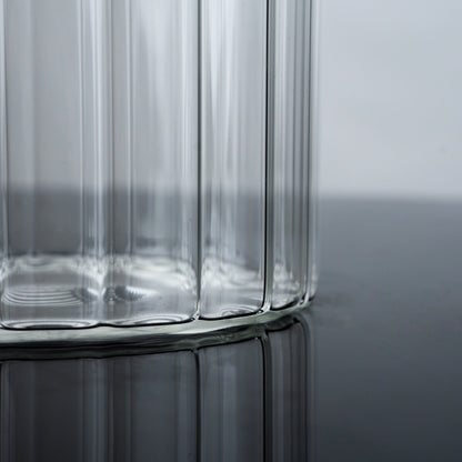 Fluted Dome Drinking Glasses - Set of 4