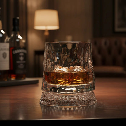 Rotating Wavy Rocks Glasses - Set of 4