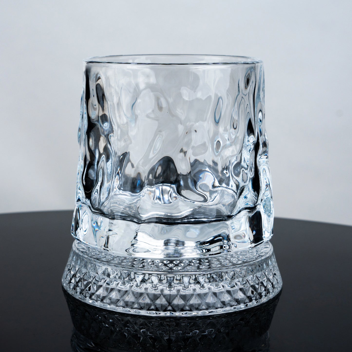 Rotating Wavy Rocks Glasses - Set of 4