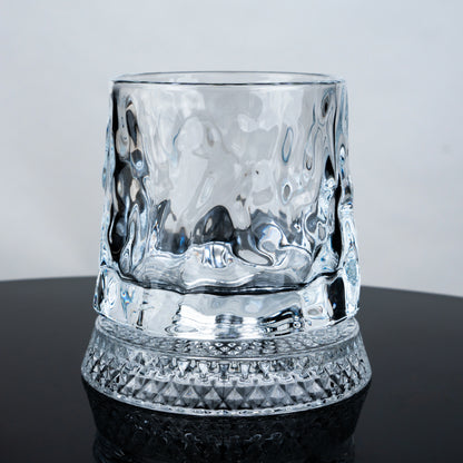 Rotating Wavy Rocks Glasses - Set of 4