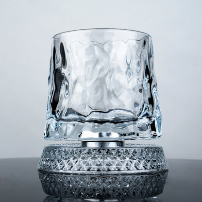 Rotating Wavy Rocks Glasses - Set of 4