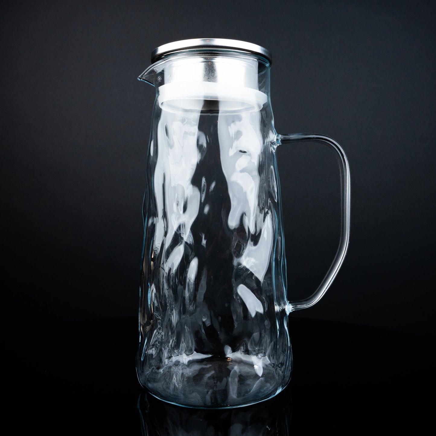 7-Piece Wavy Glass Beverage Set