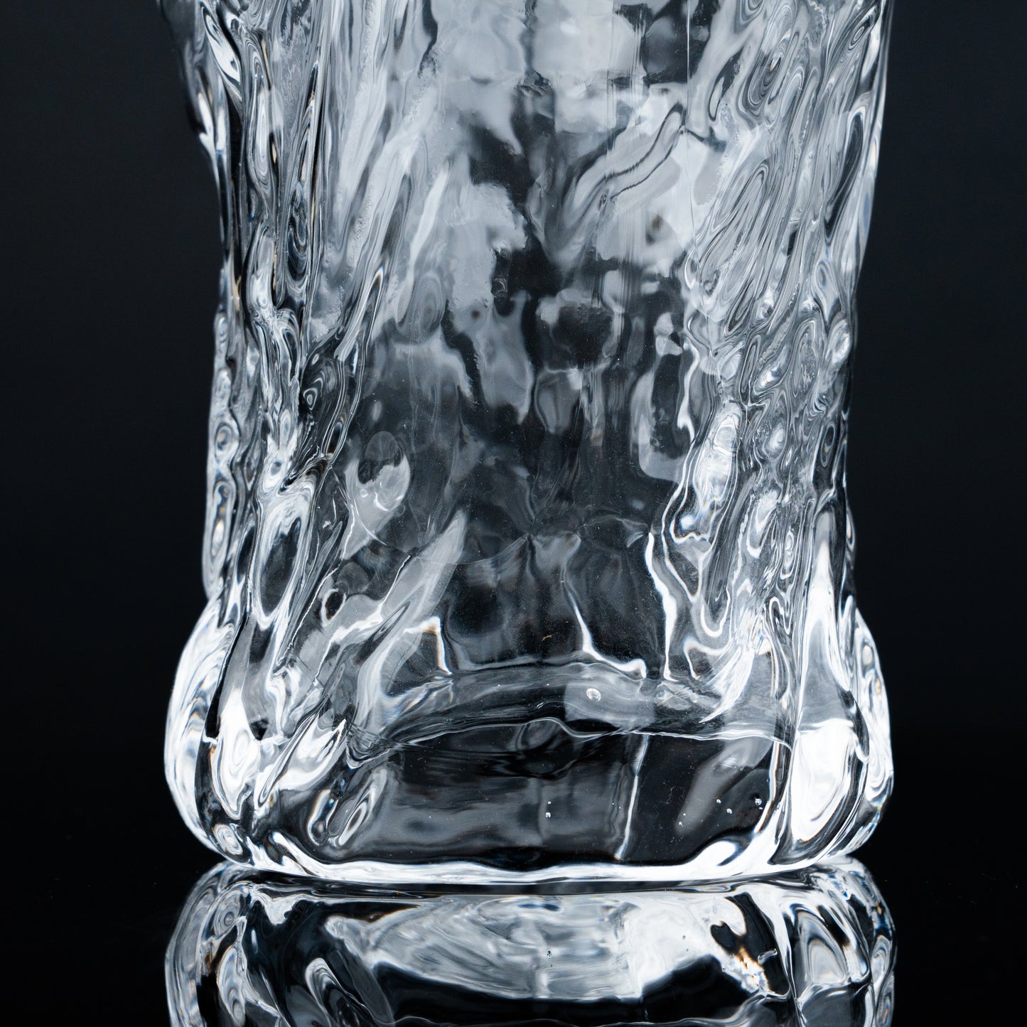 Organic Wavy Highball Glasses - Set of 4