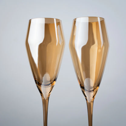 The Celeste Crystal Champagne Flute - Set of 2