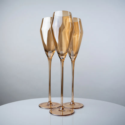 The Celeste Crystal Champagne Flute - Set of 2