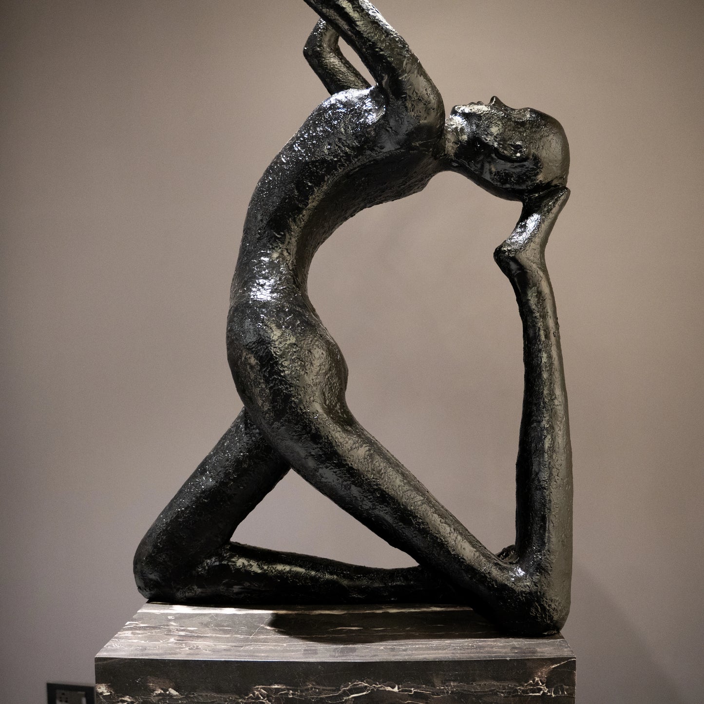 Figurative Yoga Pose Accent Lamp