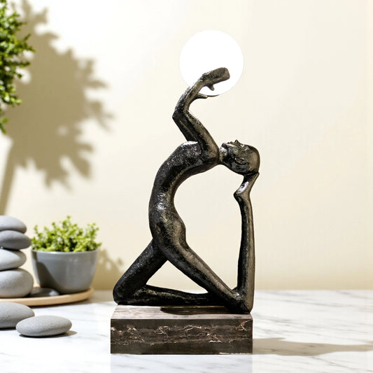Figurative Yoga Pose Accent Lamp