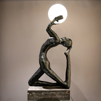Figurative Yoga Pose Accent Lamp