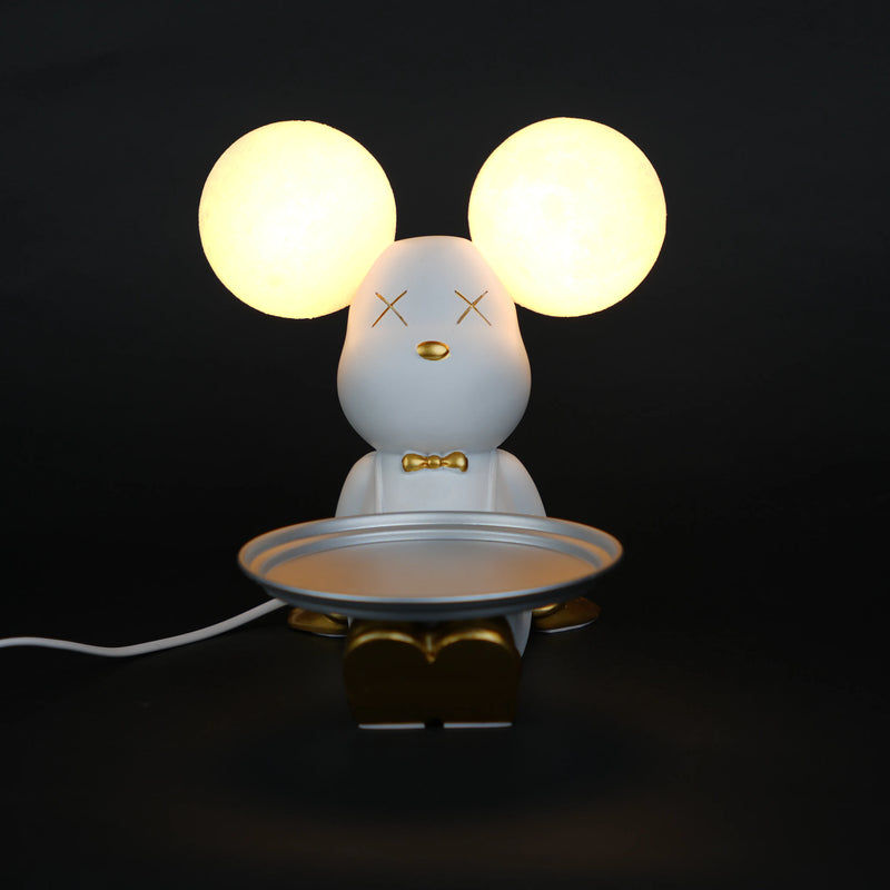 White - Two Lights & Tray